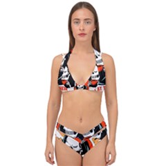 Halloween Double Strap Halter Bikini Set by Sparkle