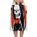 Halloween Velvet Flared Midi Skirt View2