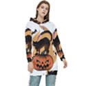 Halloween Women s Long Oversized Pullover Hoodie View1