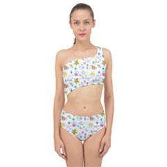 Summer Pattern Colorful Drawing Doodle Spliced Up Two Piece Swimsuit by danenraven