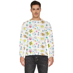 Summer Pattern Colorful Drawing Doodle Men s Fleece Sweatshirt by danenraven