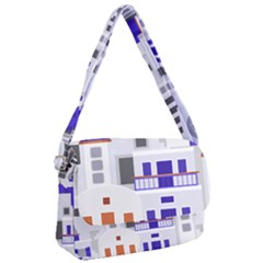 Background Santorini Greece Courier Bag by Ravend