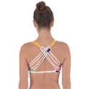 Border Leaves Design Frame Got No Strings Sports Bra View2