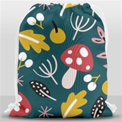 Autumn Nature Sheets Forest Drawstring Bag (large) by Ravend