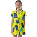 Sheets Pattern Picture Detail Kids  Asymmetric Collar Dress View1