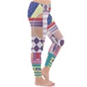 Abstract Shapes Colors Gradient Classic Winter Leggings View3