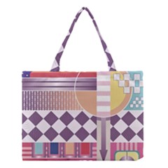 Abstract Shapes Colors Gradient Medium Tote Bag by Ravend