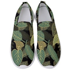 Autumn Fallen Leaves Dried Leaves Men s Slip On Sneakers by Ravend