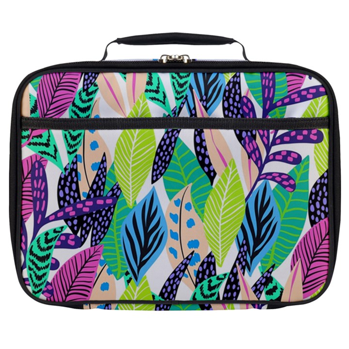 Sheets Drawing Pattern Nature Full Print Lunch Bag