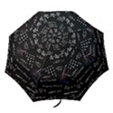 Black Background Text Overlay  Mathematics Formula Folding Umbrellas View1