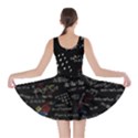 Black Background Text Overlay  Mathematics Formula Skater Dress View2