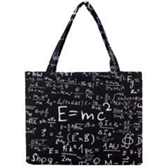 Science Einstein Formula Mathematics Physics Mini Tote Bag by danenraven