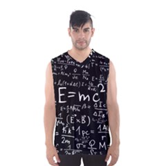 Science Einstein Formula Mathematics Physics Men s Basketball Tank Top by danenraven