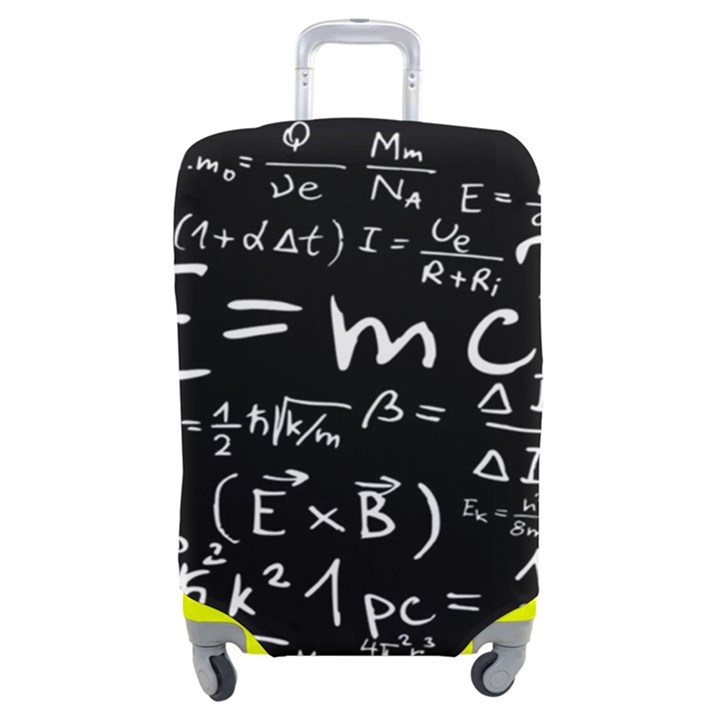 Science Einstein Formula Mathematics Physics Luggage Cover (Medium)