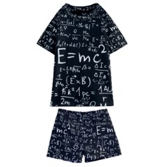 Science Einstein Formula Mathematics Physics Kids  Swim Tee And Shorts Set by danenraven