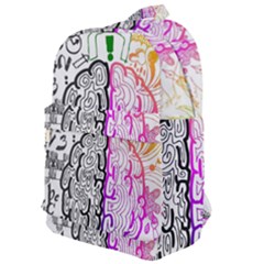 Anatomy Brain Head Medical Psychedelic  Skull Classic Backpack by danenraven