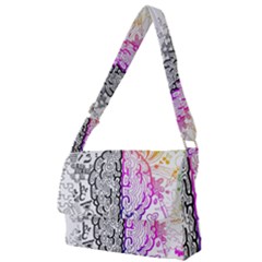 Anatomy Brain Head Medical Psychedelic  Skull Full Print Messenger Bag (s) by danenraven