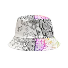 Anatomy Brain Head Medical Psychedelic  Skull Inside Out Bucket Hat by danenraven