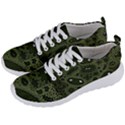 Green Bacteria Digital Wallpaper Eyes Look Biology Pattern Men s Lightweight Sports Shoes View2