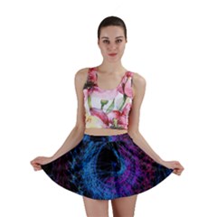 Symmetry Awesome 3d Digital Art Graphic Pattern Vortex Mini Skirt by danenraven