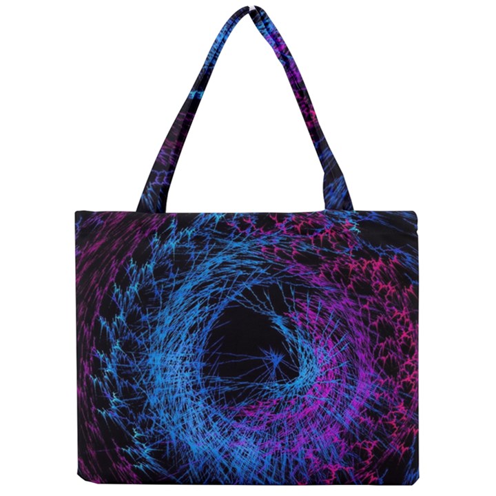 Symmetry Awesome 3d Digital Art Graphic Pattern Vortex Mini Tote Bag