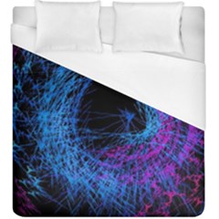 Symmetry Awesome 3d Digital Art Graphic Pattern Vortex Duvet Cover (king Size) by danenraven