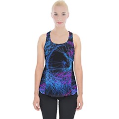 Symmetry Awesome 3d Digital Art Graphic Pattern Vortex Piece Up Tank Top by danenraven