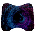 Symmetry Awesome 3d Digital Art Graphic Pattern Vortex Velour Head Support Cushion View1