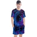 Symmetry Awesome 3d Digital Art Graphic Pattern Vortex Men s Mesh Tee and Shorts Set View1