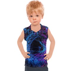 Symmetry Awesome 3d Digital Art Graphic Pattern Vortex Kids  Sport Tank Top