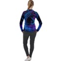 Symmetry Awesome 3d Digital Art Graphic Pattern Vortex Women s Pique Long Sleeve Tee View2