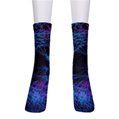 Symmetry Awesome 3d Digital Art Graphic Pattern Vortex Crew Socks by danenraven