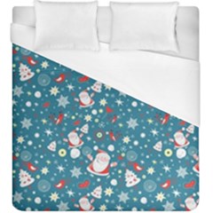 Santa Claus Illustration  Background Duvet Cover (king Size)