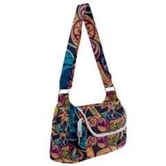 Doodle Wallpaper Texture Grafiti Multi Colored Art Multipack Bag by danenraven