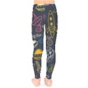 Seamless Outer Space Pattern Kids  Leggings View2