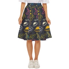 Seamless Outer Space Pattern Classic Short Skirt by danenraven