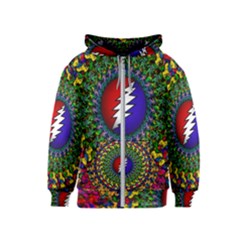 Grateful Dead Kids  Zipper Hoodie by Jancukart