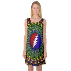 Grateful Dead Sleeveless Satin Nightdress