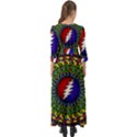 Grateful Dead Button Up Boho Maxi Dress View2