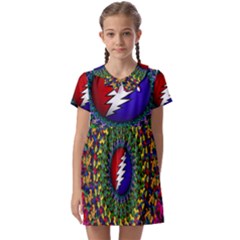 Grateful Dead Kids  Asymmetric Collar Dress