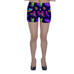 Space Pattern Skinny Shorts by Ravend