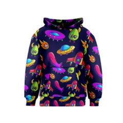 Space Pattern Kids  Pullover Hoodie