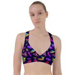 Space Pattern Sweetheart Sports Bra by Ravend