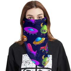 Space Pattern Face Covering Bandana (triangle) by Ravend