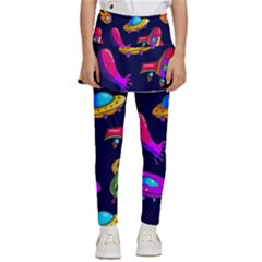 Space Pattern Kids  Skirted Pants by Ravend