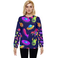 Space Pattern Hidden Pocket Sweatshirt by Ravend