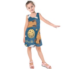 Missile Pattern Kids  Sleeveless Dress by Ravend