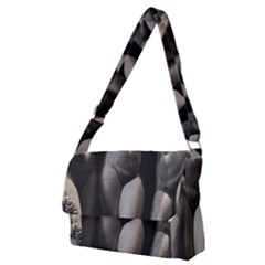 Three Graces Sculpture Detail Full Print Messenger Bag (m) by dflcprintsclothing