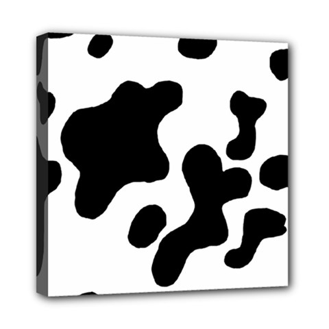 Cow Pattern Mini Canvas 8  X 8  (stretched) by Wegoenart