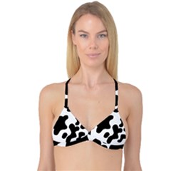 Cow Pattern Reversible Tri Bikini Top by Wegoenart